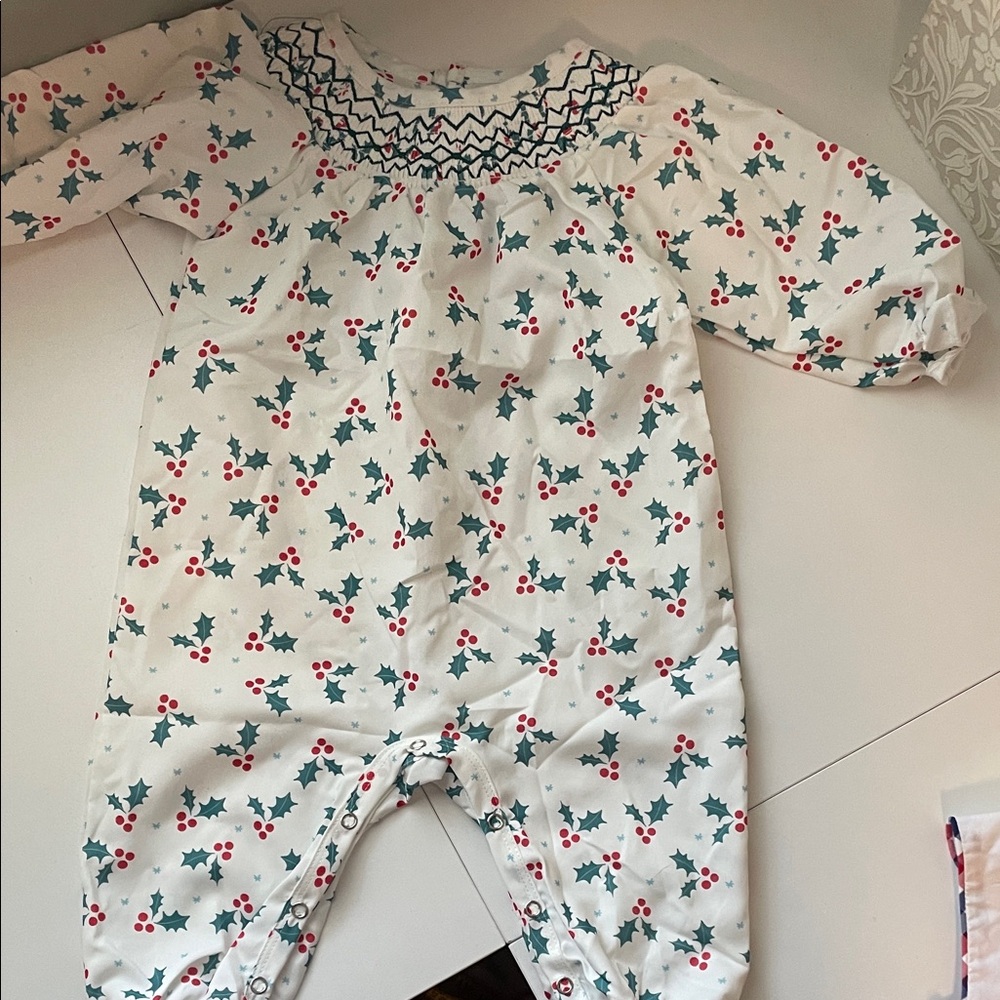 Charming Red and White Kids One Piece